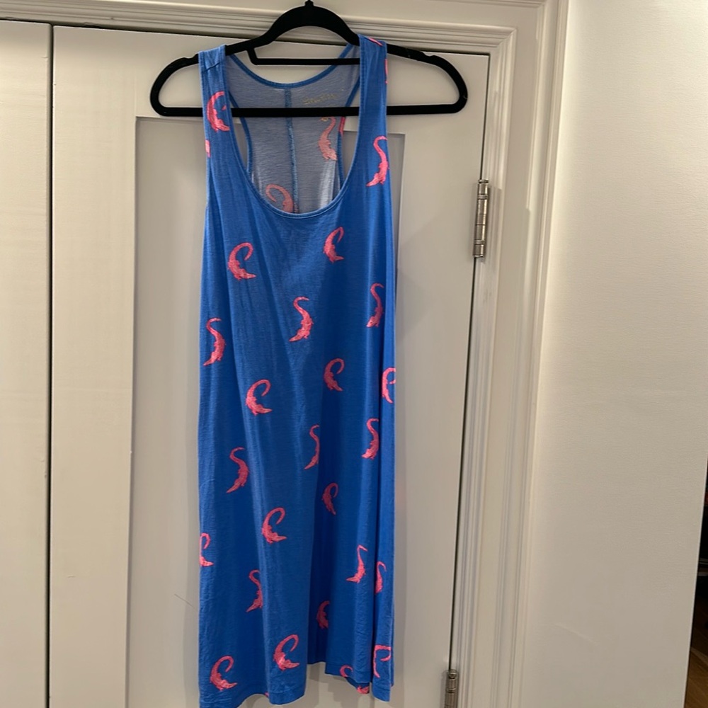 Lilly Pulitzer sleeveless dress with alligators